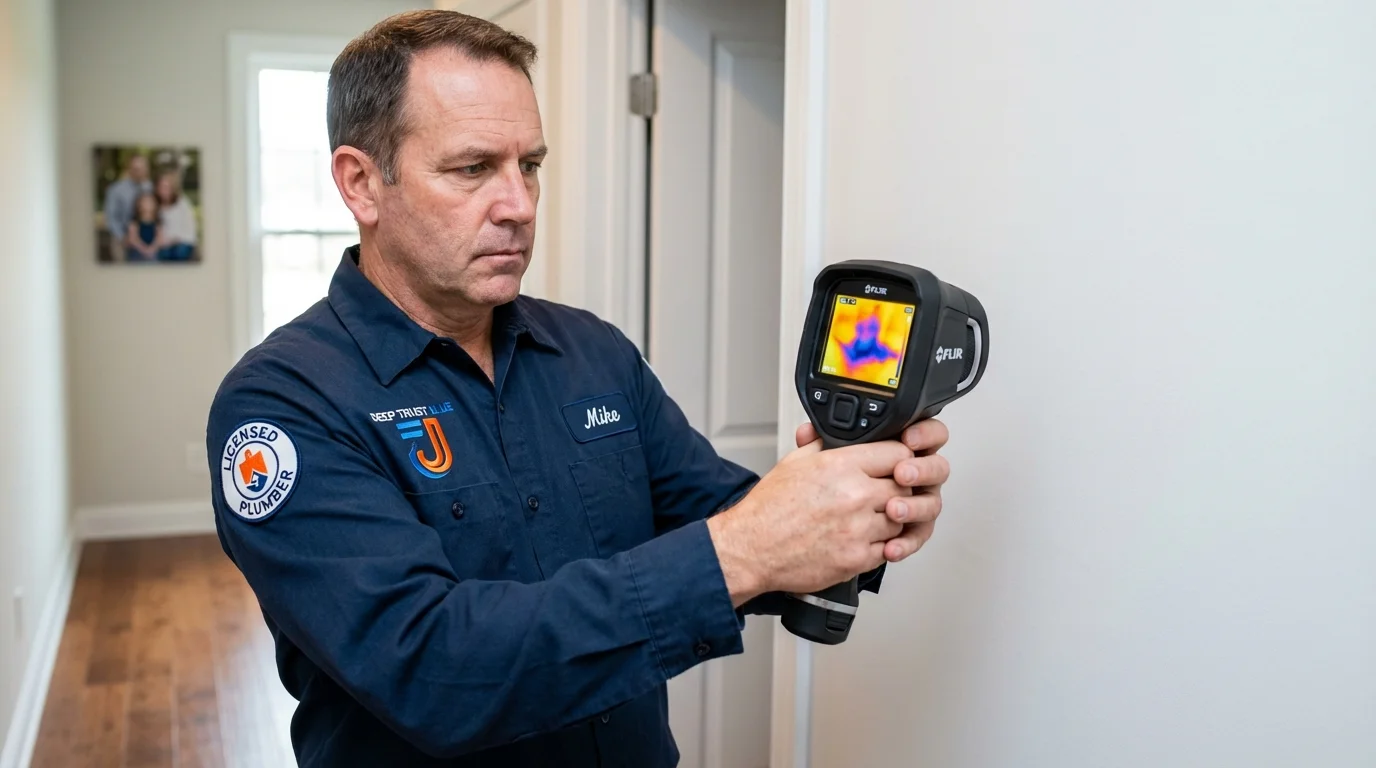 Thermal imaging leak detection by Johns Plumbing LLC in Moreno Valley